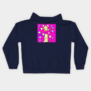 Candy penguins Kids Hoodie